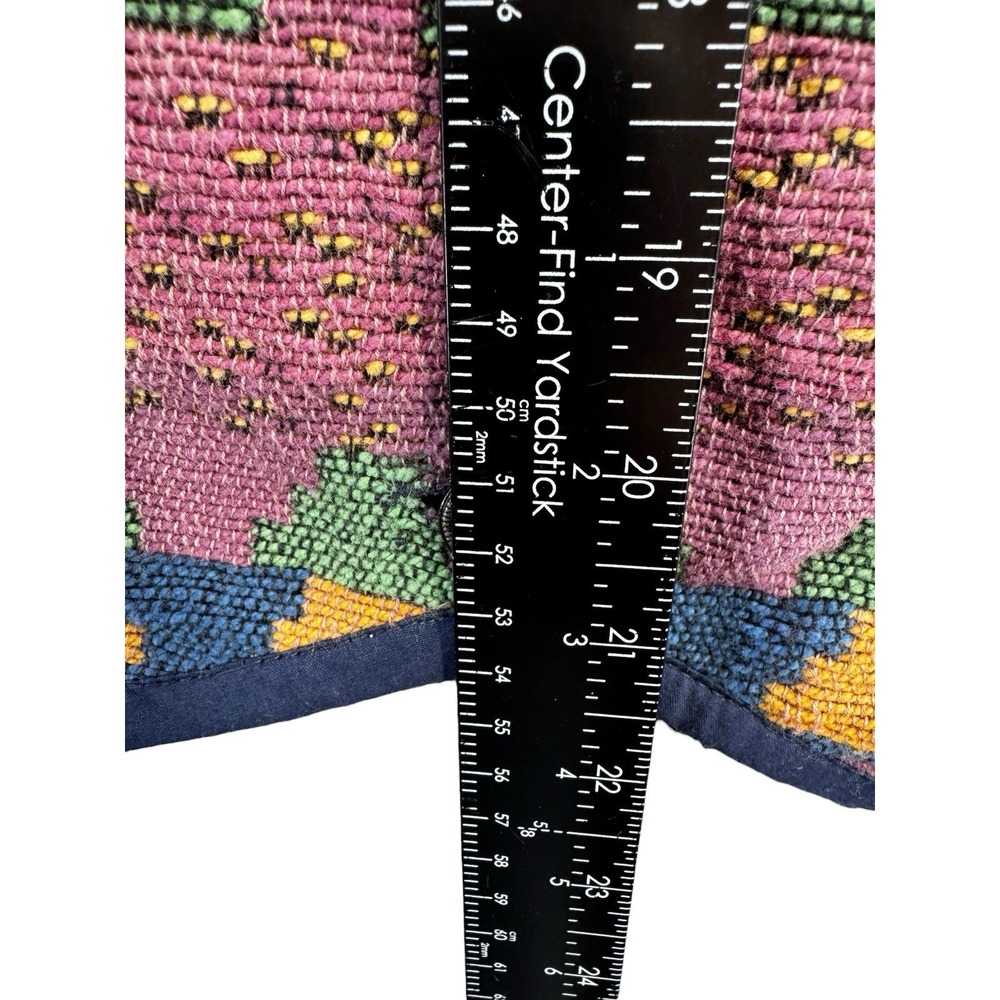 New Identity Southwestern Tapestry Vest 1X Boho Aztec Cotton Cottagecore - Picture 6 of 7